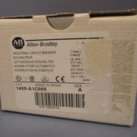 Allen Bradley Industrial Circuit Breaker Ser. A 1489A1C005