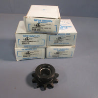 Lot of (5) Brewer Machine Idler Sprocket, 11 Teeth 60B11F