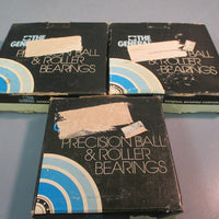 General Single Row Radial Bearing Ball 6310 2RSE Lot of Three