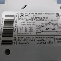 Allen Bradley 1489-A1C030 277V 1 Pole C 3A Circuit Breaker