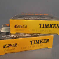 TIMKEN OIL SEAL (LOT OF 2) 450540