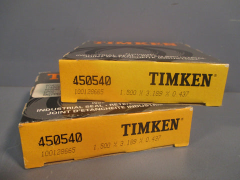 TIMKEN OIL SEAL (LOT OF 2) 450540