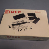 Lot of 5 Idec Ice Cube Relays, 24VDC Coil, 10A 120VAC RH2BU