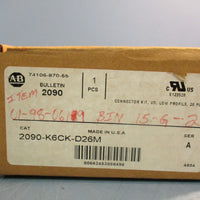 Lot of (2) Allen Bradley 2090-K6CK-D26M Ser A 26-Pin Male Feedback Connector