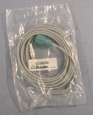 Metrohm 6.2104.040 Electrode Cable 62104040 3m Length F BRAND NEW