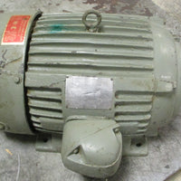 US Motors Electric Motor 7.5HP 256U 3PH 1200RPM 220/440V 13/8" Shaft Dia
