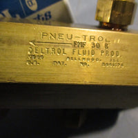DELTROL PNEUTROL 1000022 FMF30B BRASS CONTROL VALVE FMF30B