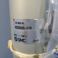 SMC NCDGDA25-0100 Air Cylinder w/ SMC NCG-D025 New