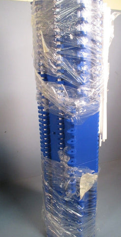 HeavyDuty Flat Top Belt  25.7 Width 2FT Lg Polyethylene Blue HDS620