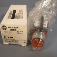 Allen Bradley Small Round Amber Pilot light Series D 800MRQL24A