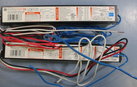 (Lot of 8) Assorted Electronic Ballasts 446LSLHTCP B232IUNVHPN VCN1S32SC