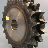 Martin D60B20H Double Roller Sprocket 20 Teeth 1 Inch Inside Diameter