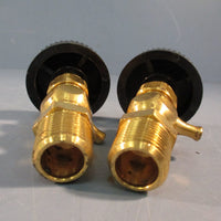 Lot of (2) Conbraco 25B Drain Valve 1/2 MNPT, PIPE, BRASS 150 DEG F