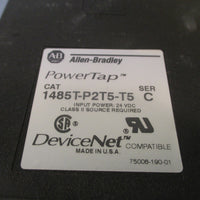 ALLEN BRADLEY DEVICENET POWERTAP SER. C 1485TP2T5T5