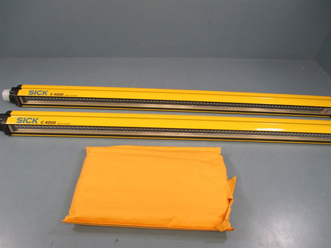 Sick Light Curtain Set C4000 XC40S-0903A0A00AA0 & XC40E-0903A0A0AAC0 - NEW