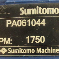 Sumitomo CNVX-6090Y-6 Speed Reducer 6:1 Ratio 1750 RPM 1.54 HP 1-1/8" Shaft Dia
