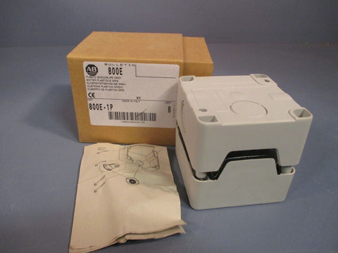 Allen-Bradley Grey Plastic Push-button Enclosure Ser B 800E-1P