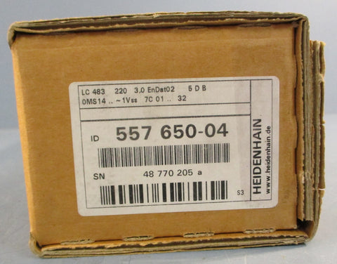 Heidenhain 557650-04 Linear Encoder LC 483 220mm LC483 Factory Sealed