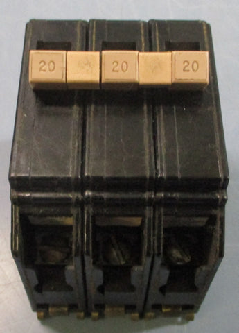 Cutler Hammer CH320 Circuit Breaker PlugOn, 240VAC 20A