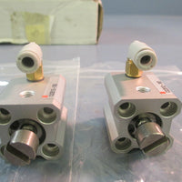 SMC Double Acting Compact Cylinder CQ2B1210D Lot of Two