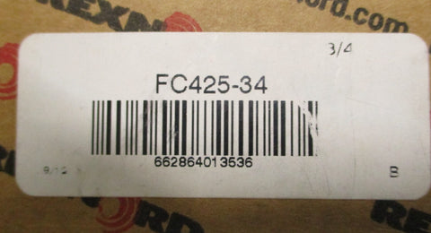 Rexnord FC42534 4 Bolt Flange Mount Bearing 3/4" Bore FC42534