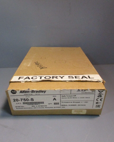 ALLEN BRADLEY Safe Torque Off Option Module Series A 20-750-S