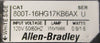 Allen Bradley 800T-16HG17KB6AX Ser U 30mm Selector Switch 800T PB 120V 0.9/1.6W