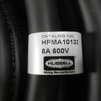 Hubbell HPMA10133 SP MINI ML ANG PLUG 8A 600V 10 Wire 33' Cable NWOB