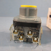 AllenBradley 800TA9B Ser. T Push Button Flush Head Yellow