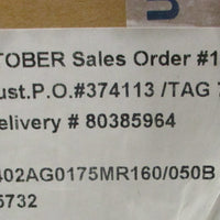 Stober K402AG0175MR160/050B Gear Reducer 101 Output RPM 5.73HP Input 11/2" Bore
