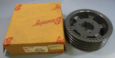 Browning 4B5V86 V-Belt Sheave 4 Groove Pulley 2-7/16" Bore 8-7/8" OD 3-3/16" W