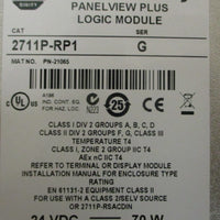 Allen Bradley 2711P-T10C4D1 Ser A Panelview Plus 1000 2711P-RP1 2711P-RDT1C