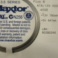 Western Digital/ Maxtor WD400BB/ 80293248 Hard Drive Lot of 2
