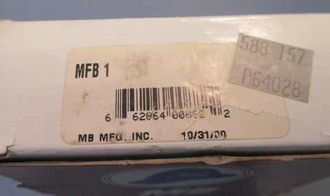 MB NYLAK MFB 1 Pillow Block Bearing 1" Bore 2 Bolt, 3" Flange Width NIB