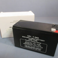 GRAINGER NonSpillable Sealed LeadAcid Battery 12V 7.5Ah 5EFG8