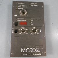 Used Microset Multiscan 420651 102168F Temperature Control Microset Multiscan