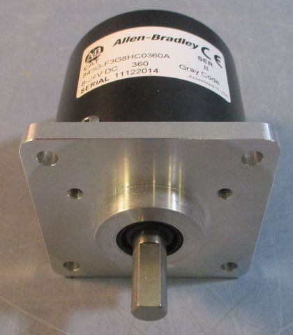Allen Bradley 845GF3G8HC0360A Ser B Encoder 824VDC 3/8" Shaft Dia.