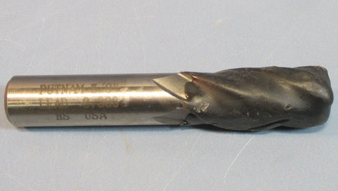 Putnam 5/8" HS Lead 3.383, 4 Flute Professionally CNC Resharpened End Mill