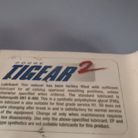 Dodge Tigear2 Gearbox Ratio 10:1 Part#15 Input QN Output L Motor: 56 15QZ10L56