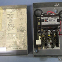 Cutler Hammer A10CN0 Motor Starter w/ Allen Bradley 800TJ2 & Enclosure