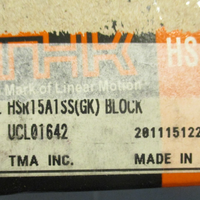 THK HSR15 Linear Guide Bearing Block HSR15A1SS 21/16" Length 17/8" Width