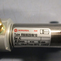 Norgren Cylinder Assembly, Case Roller Feed, Celvis, Mount Bracket RM/8020/M/10