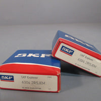 Lot of 2 SKF Radial/Deep Groove Ball Bearing 6304 2RSJEM