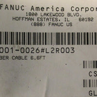 Fanuc Optical Fiber Cable 6.6FT (2m) Long A66L-6001-0026#L2R003