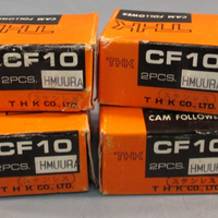 Lot of (4) THK CO LTD. CF-Series CF10 Cam Follower Bearing, Steel