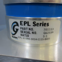GAM EPL Series Gearbox Reducer: 5:1 Ratio, EPLH084005H[115802]