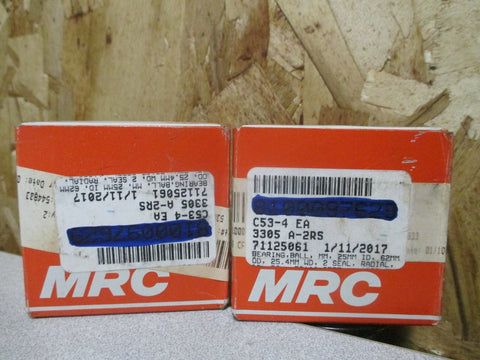 MRC Radial Ball Bearing (Lot of Two) 5305CFF
