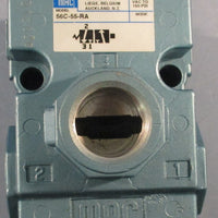 Mac Valves 56C-55-RA Solenoid Valve 150 PSI 4-1/8" Length 2-3/4" Width