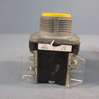 AllenBradley 800TA9B Ser. T Push Button Flush Head Yellow