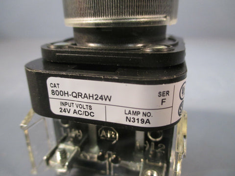 Allen-Bradley Illuminated White Pushbutton Ser F 800H-QRAH24W